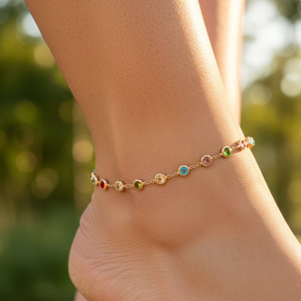 Dainty Anklet for Women – Elegant Everyday Jewelry & Perfect Gift | MLCRC1352